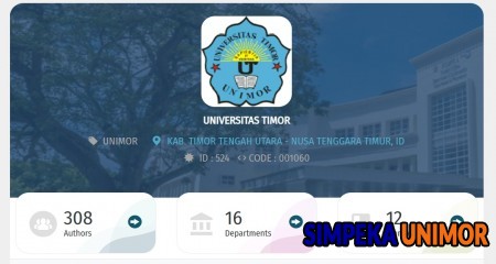 Website Resmi Untuk  Melihat Data Publikasi Universitas Timor