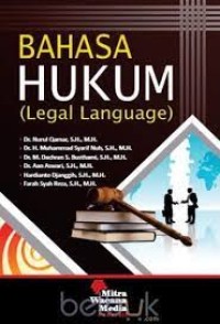 Bahasa hukum = [legal language]