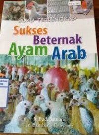 Buku terlengkap sukses beternak ayam arab