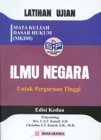 Latihan ujian ilmu negara:untuk perguruan tinggi