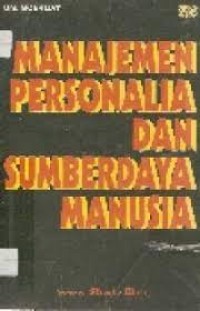 Manajemen personalia dan sumberdaya manusia