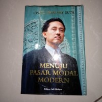 Menuju pasar modal modern