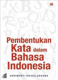 Pembentukan kata dalam bahasa indonesia