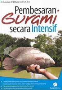 Pembesaran gurami secara intensif