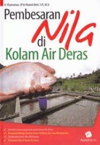 Pembesaran nila di kolam air deras