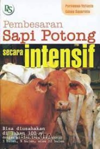 Pembesaran sapi potong secara intensif