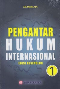 Pengantar hukum internasional 1