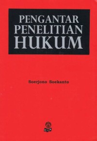 Pengantar penelitian hukum