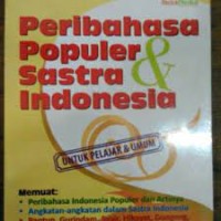 Peribahasa populer dan sastra indonesia