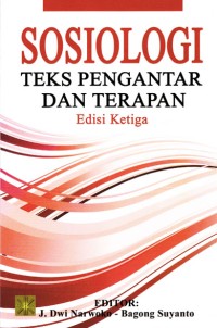 Sosiologi teks pengantar dan terapan