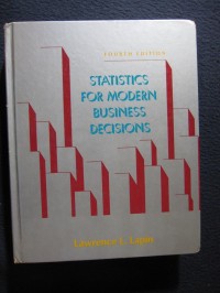 Statistics for modern business decisions