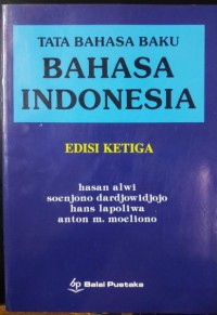 Tata bahasa baku bahasa Indonesia