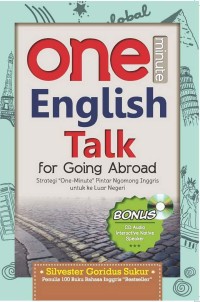 One minute english talk for going abroad:strategi 