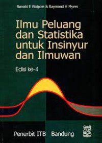 Ilmu peluang dan statistika untuk insinyur dan ilmuwan