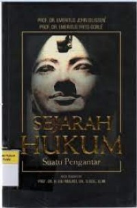 Sejarah hukum:suatu pengantar